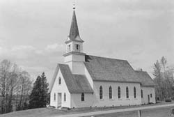 Little White Church on the Hill - Silvana Washington. Howard Hansen, Photographer, circa 1960-1980