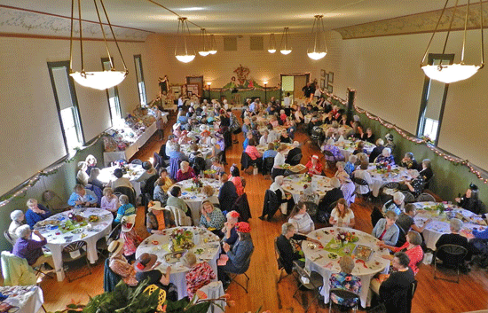 Bring is your friends, reserve a table and enjoy an elegant tea, savory sandwiches and home-made sweets catered by the Culinary Arts students of Stanwood High School. (Mimosas are extra.)