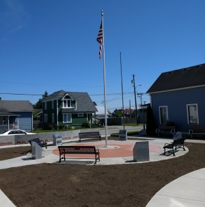 Thanks to all the businesses, volunteers, students, organizations who contributed to the construction of this memorial. Almost all of it was donated.